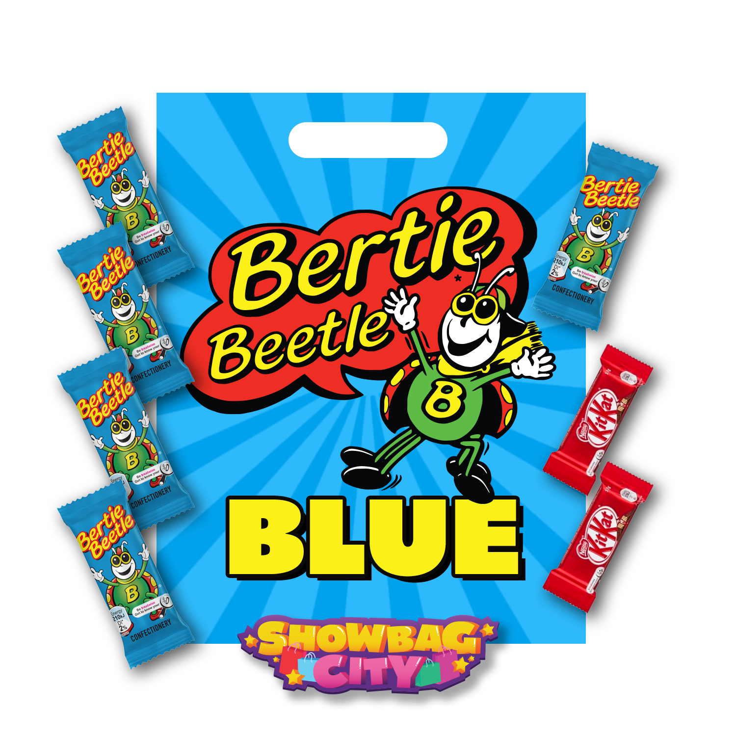 Bertie Beetle Blue Showbag City